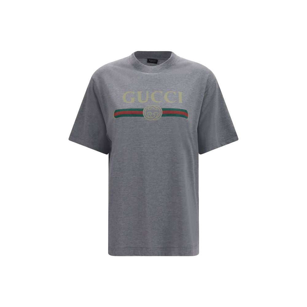 Gucci Graues Baumwoll-T-Shirt