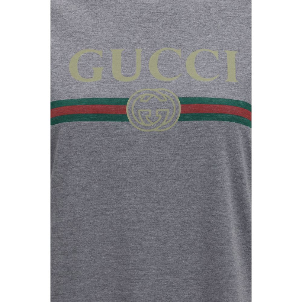 Gucci Graues Baumwoll-T-Shirt
