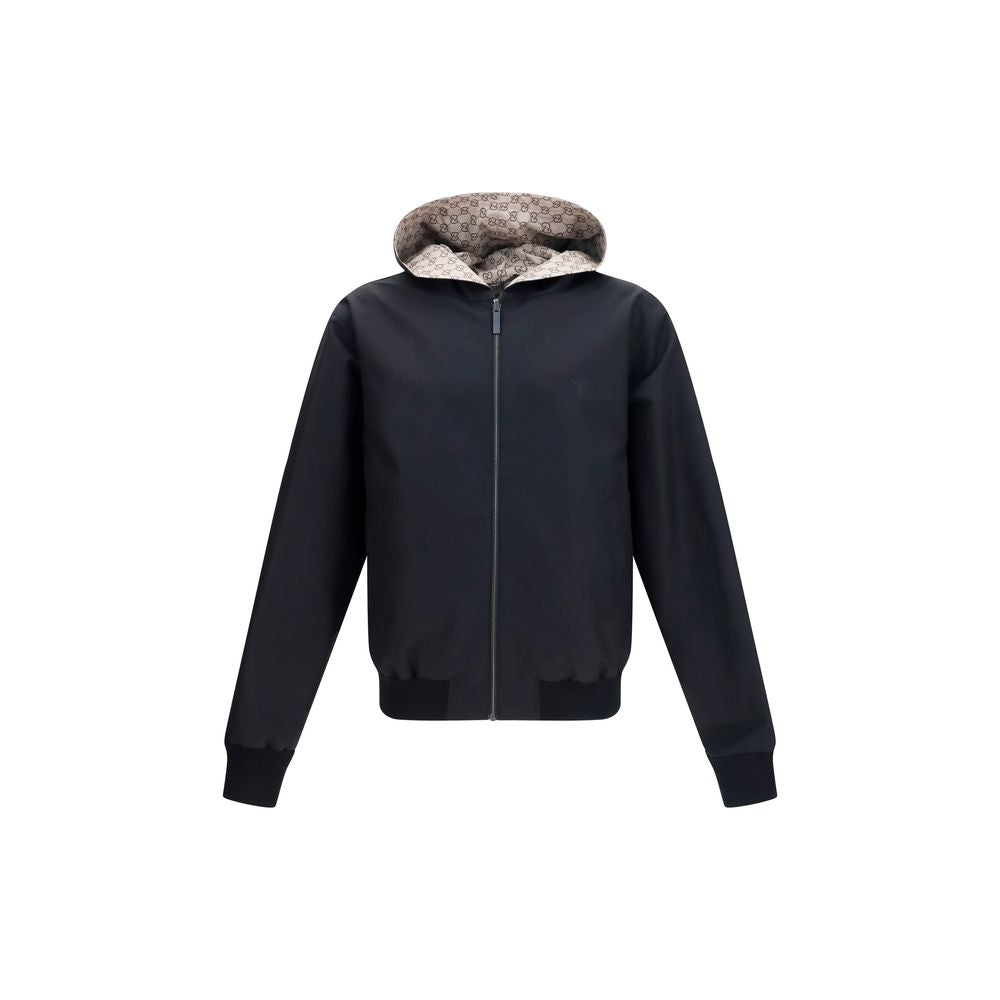 Gucci Schwarzer Bomber aus Polyester