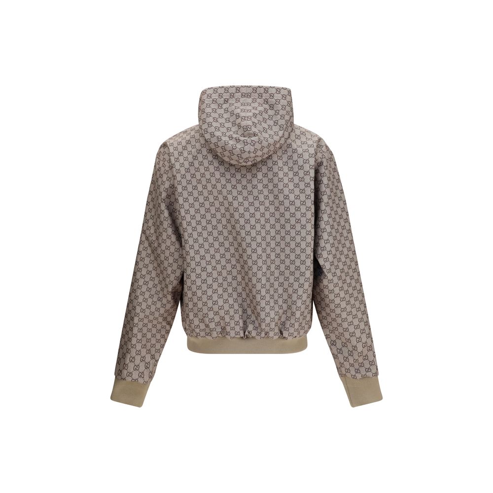 Gucci Schwarzer Bomber aus Polyester