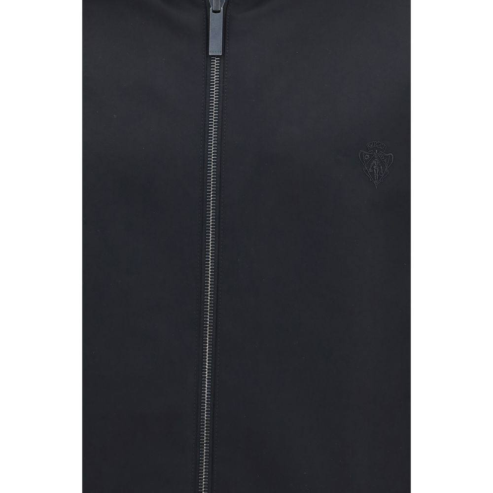 Gucci Schwarzer Bomber aus Polyester