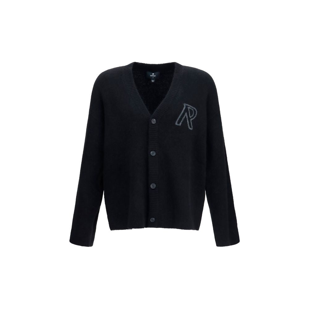 Represent Schwarzer Alpaka Vicugna Pacos Cardigan