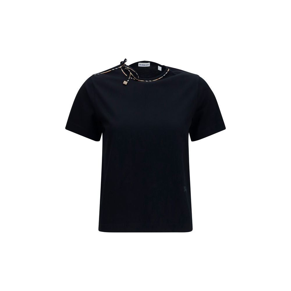 Burberry Schwarzes Baumwoll-T-Shirt