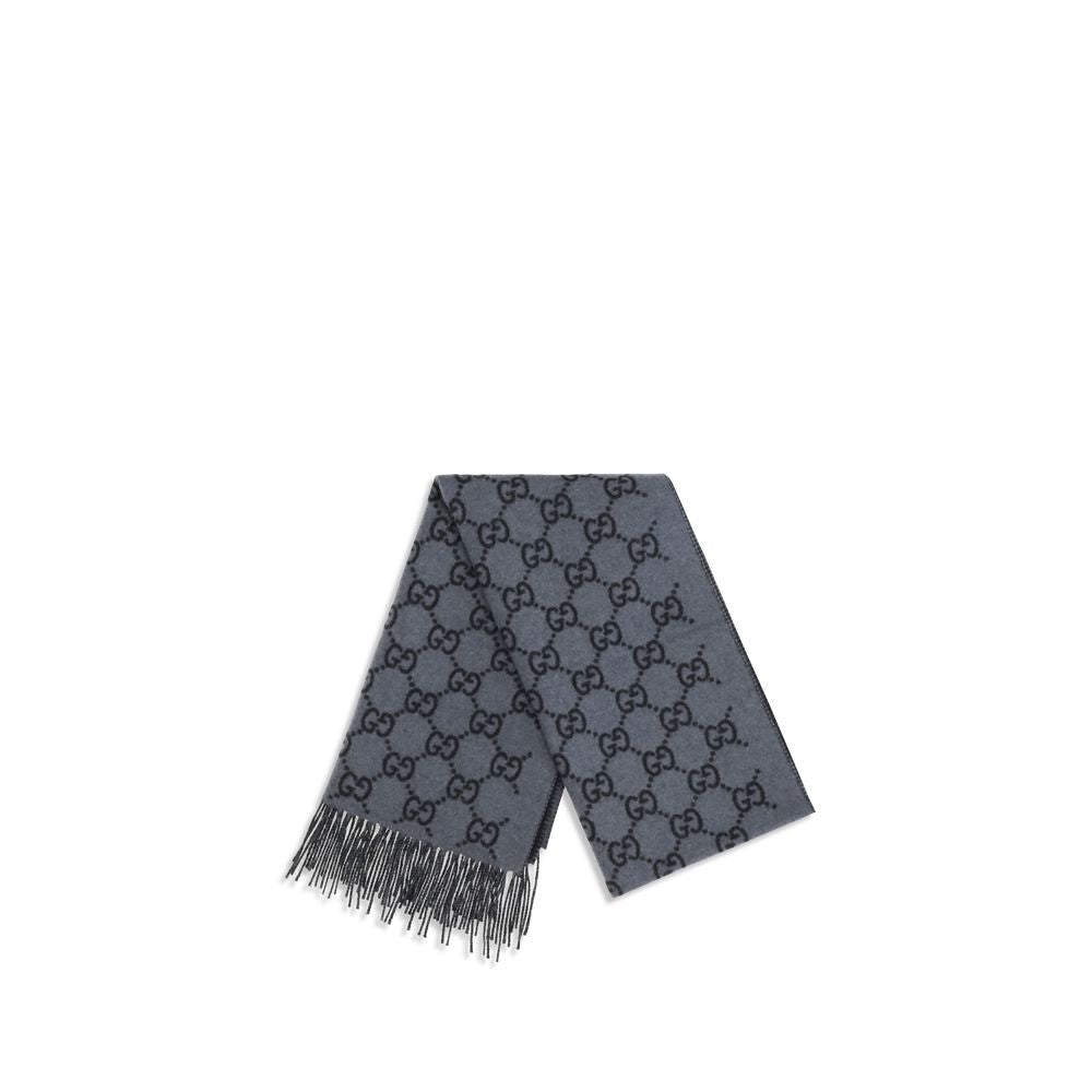 Gucci Blauer Kaschmir-Foulard