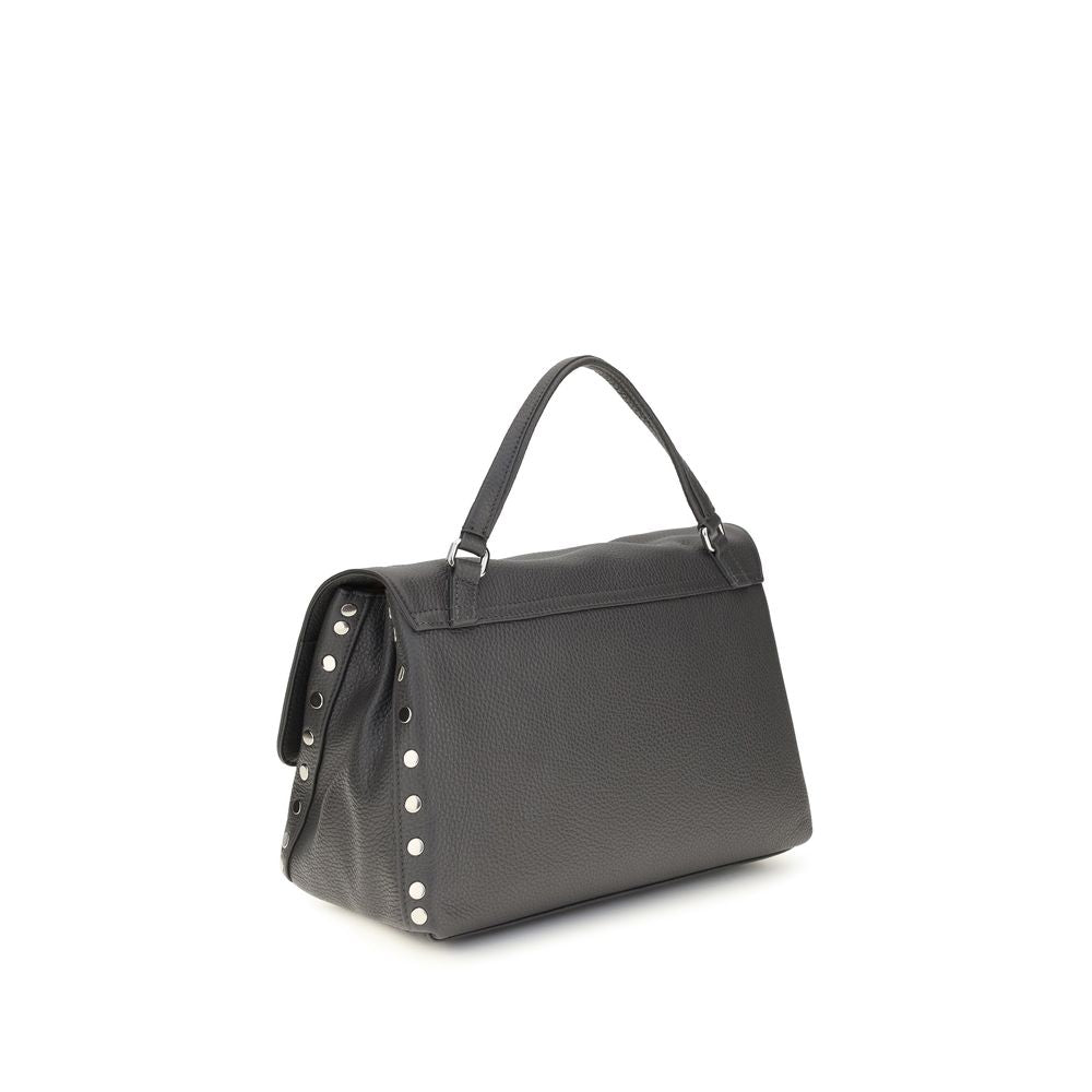 Zanellato Graue Kalbsleder Bos Taurus Schultertasche