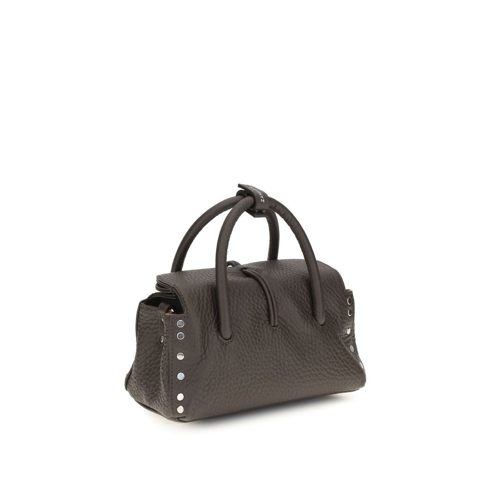 Zanellato Braune Kalbsleder Bos Taurus Handtasche