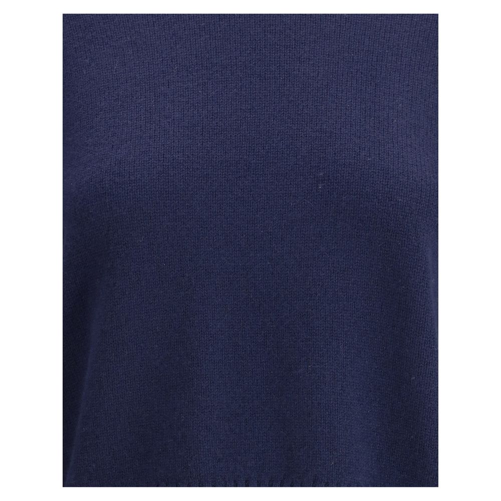 Lisa Yang Blauer Kaschmirpullover