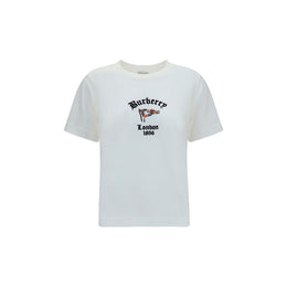 Burberry Weißes Baumwoll-T-Shirt