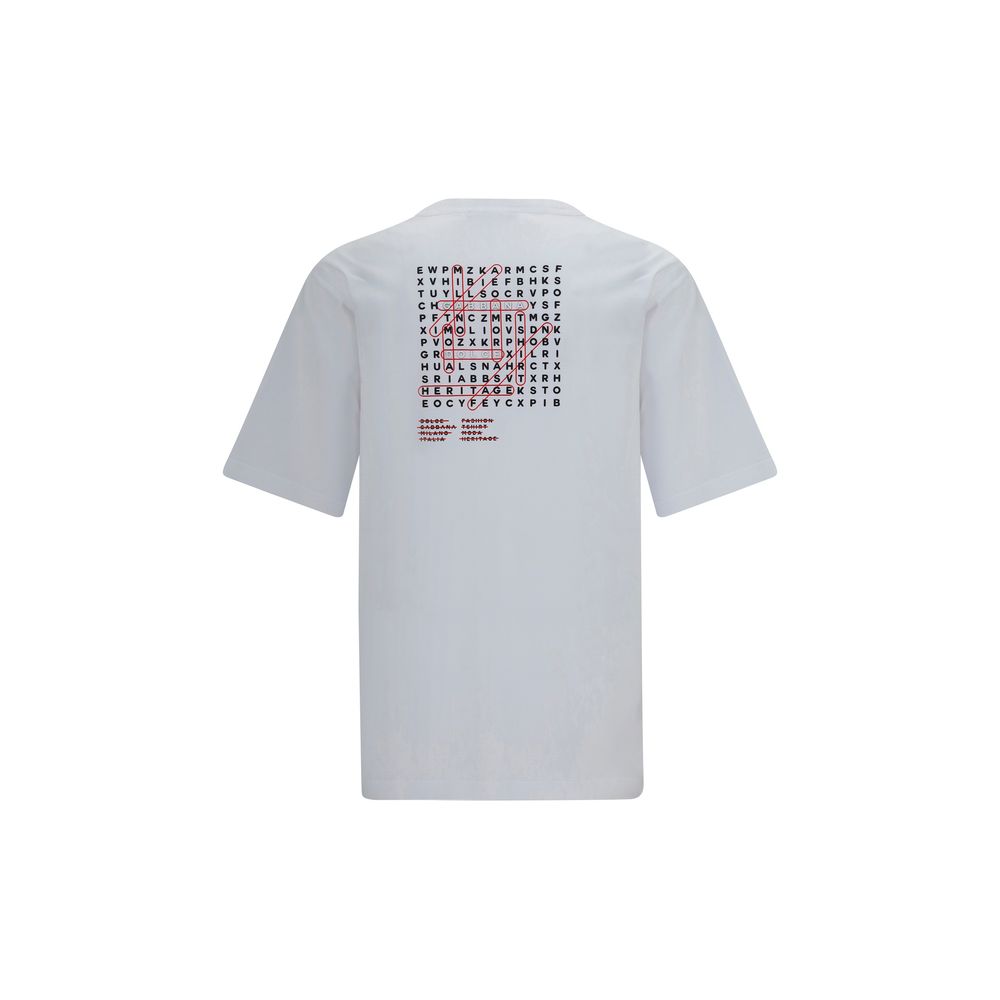Dolce & Gabbana Weißes Baumwoll-T-Shirt