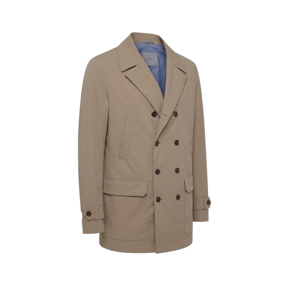 Malo Braune Baumwolljacke für Herren