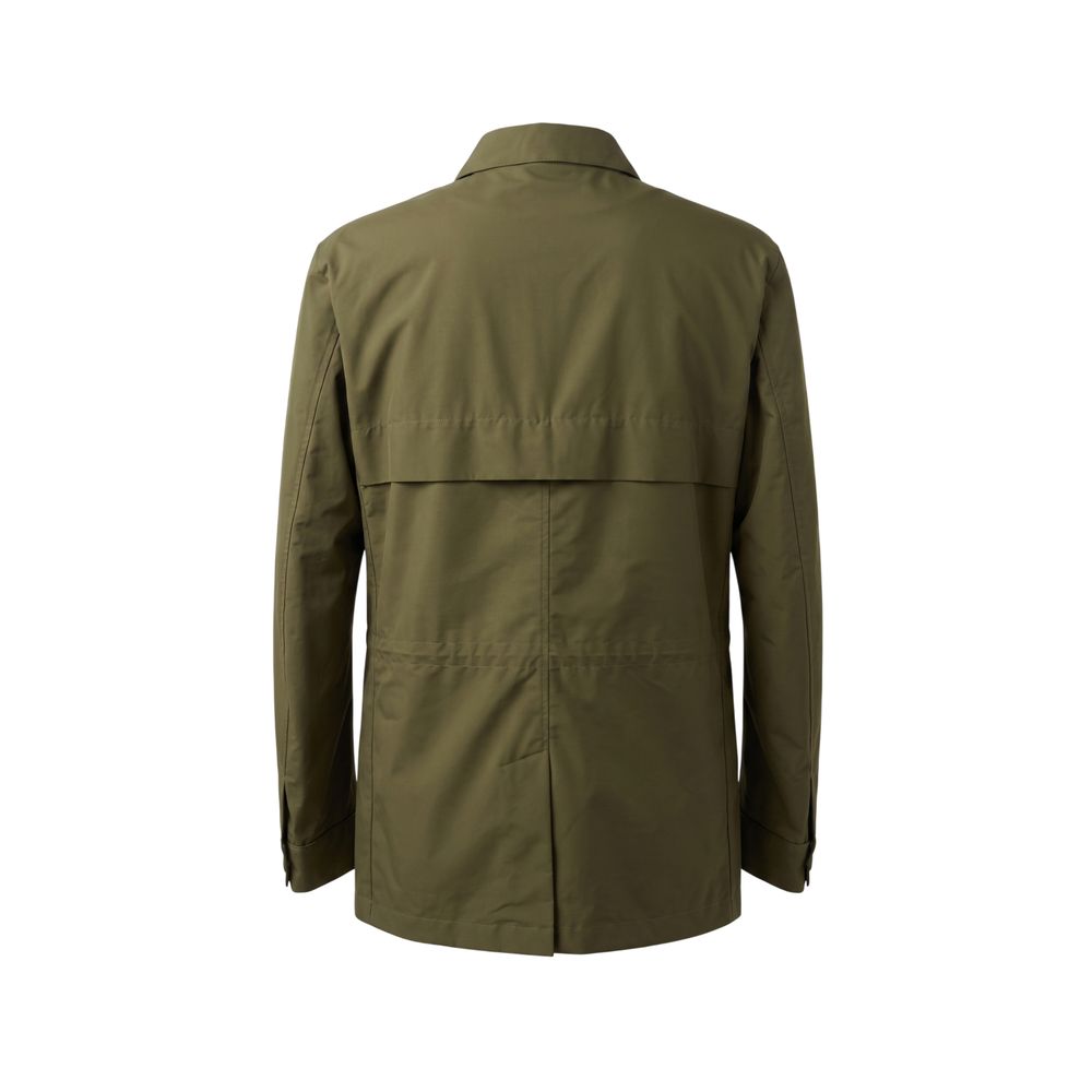 Malo Grüne Nylon Herrenjacke