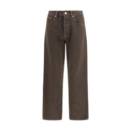 Sunflower Braune Baumwolljeans im Relaxed Fit