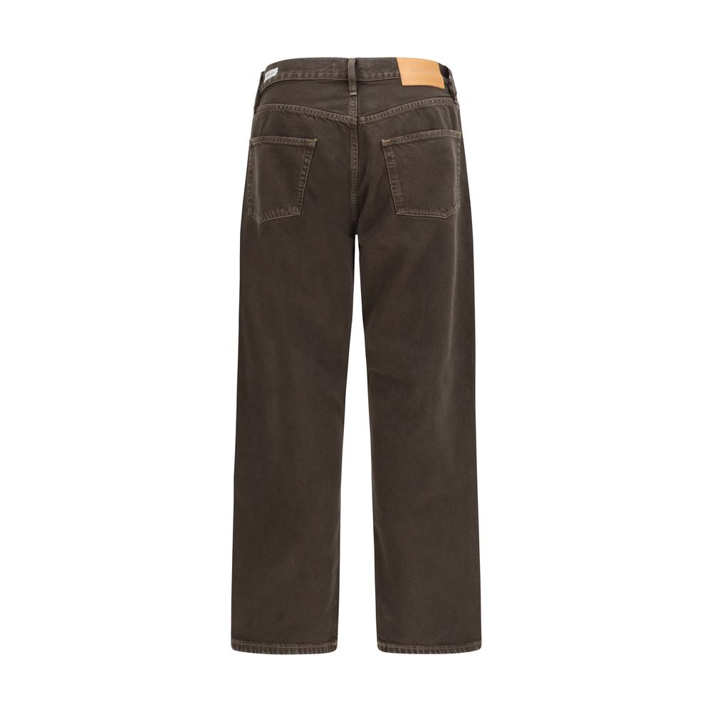 Sunflower Braune Baumwolljeans im Relaxed Fit