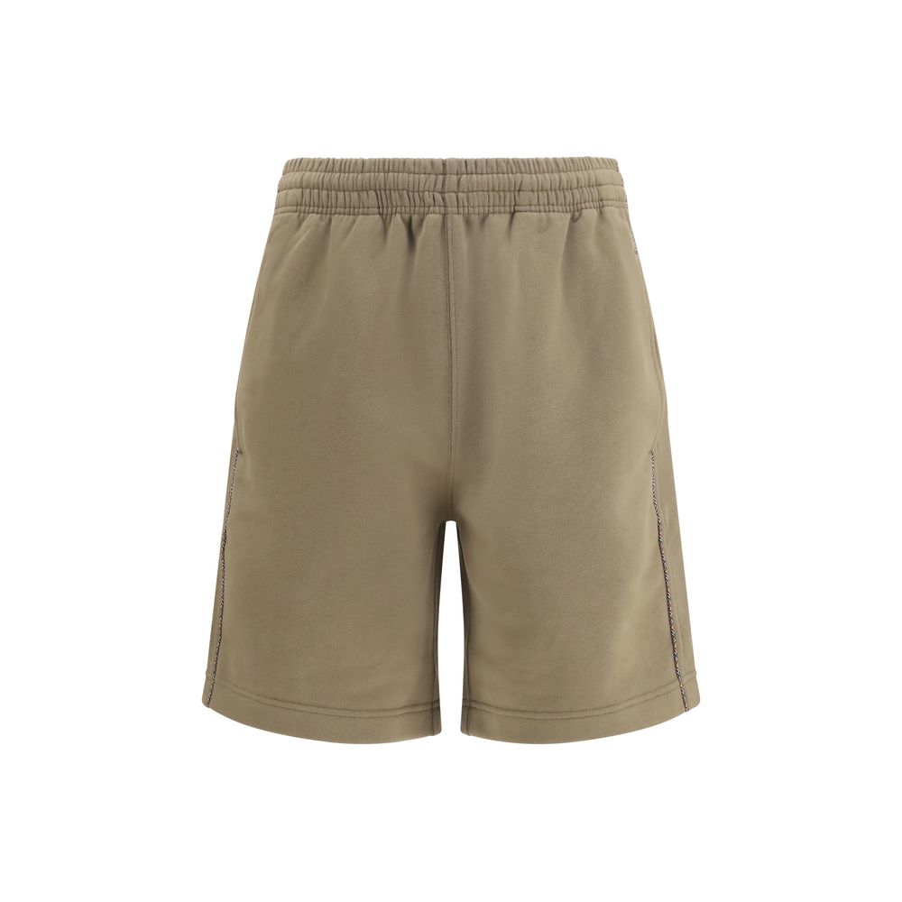 Burberry Braune Baumwoll-Bermudashorts