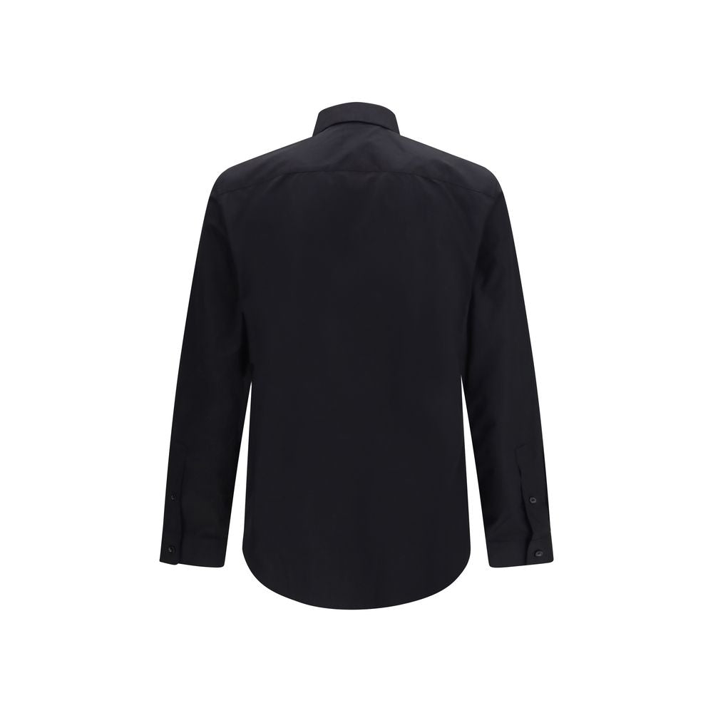 Burberry Schwarzes Baumwollhemd