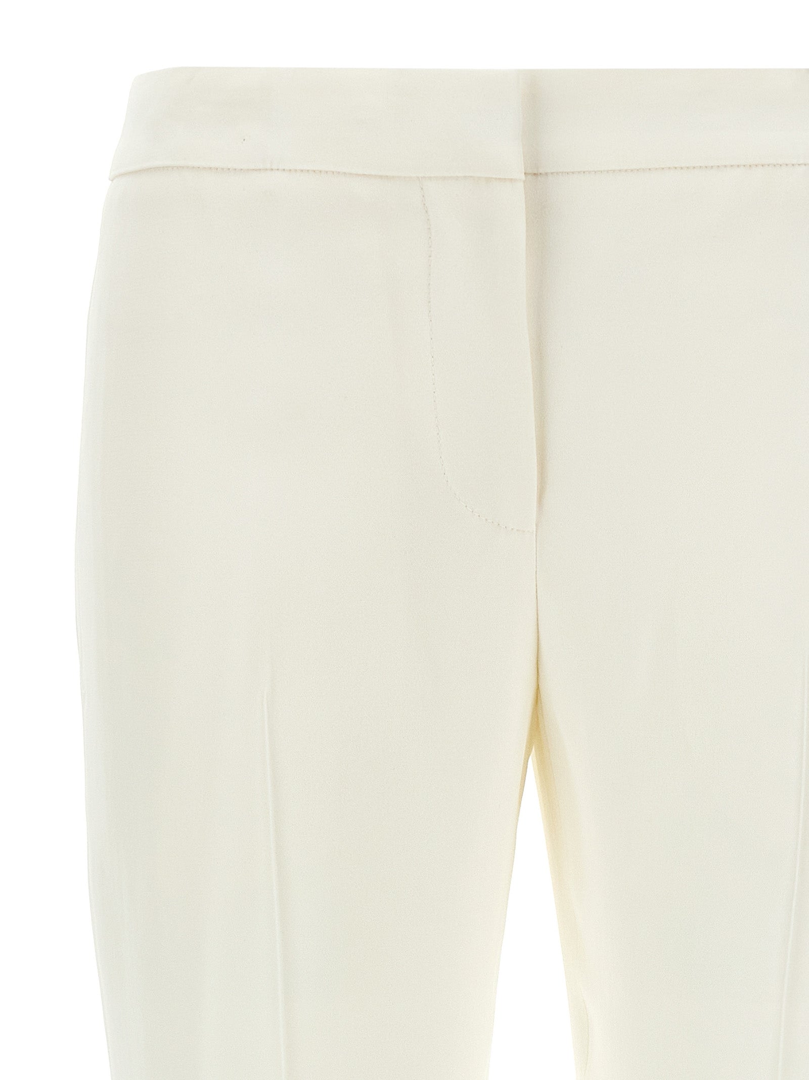 Alexander McQueen Weiße Freizeithose aus Viskose
