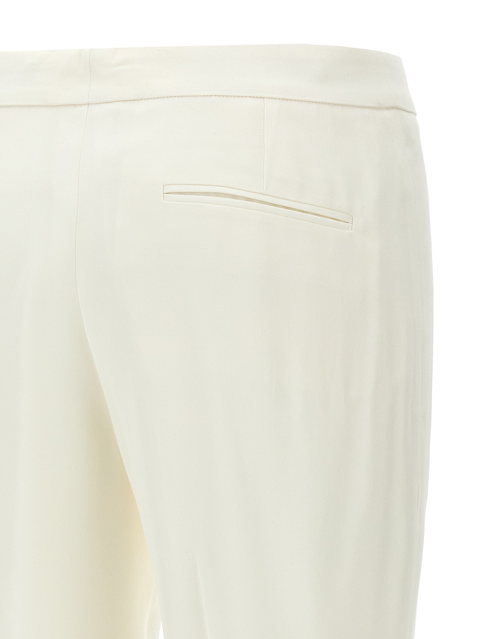 Alexander McQueen Weiße Freizeithose aus Viskose