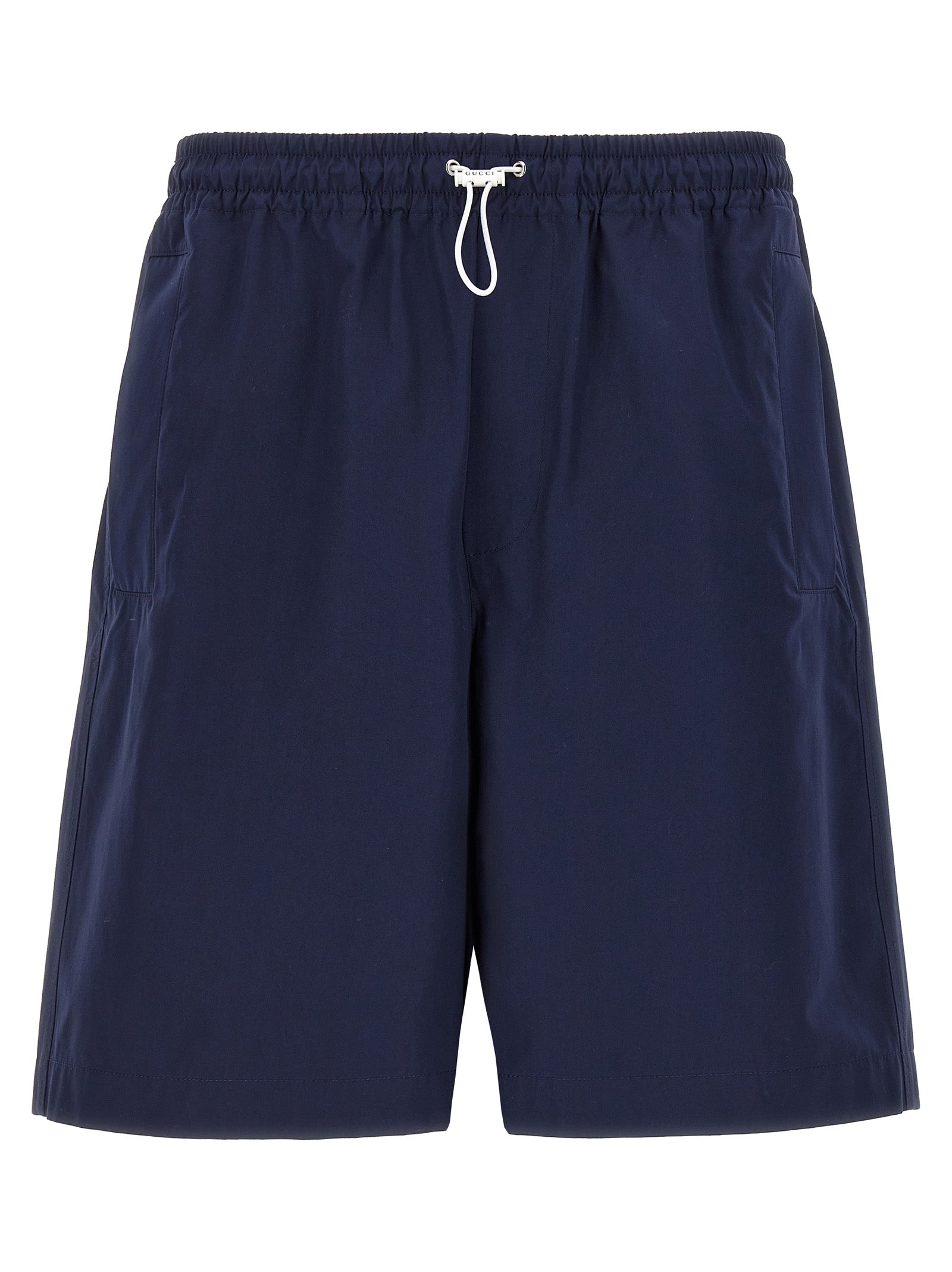 Gucci Blaue Baumwoll-Bermudashorts