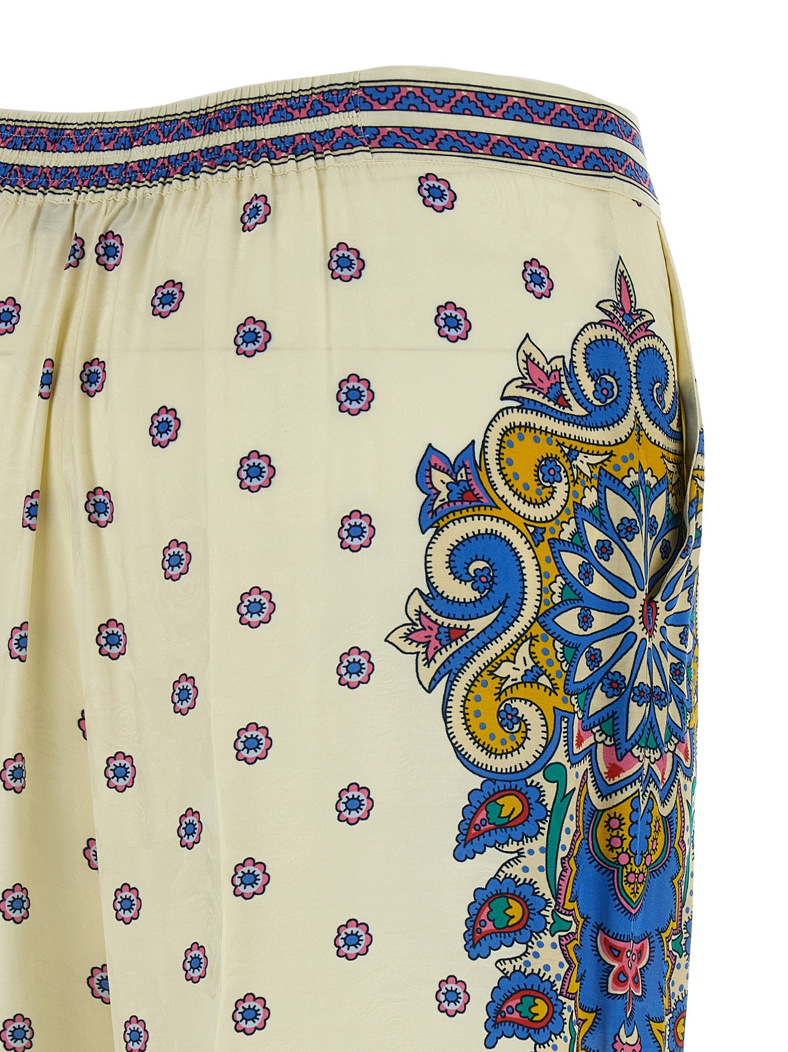 Etro Weiße Freizeithose aus Viskose