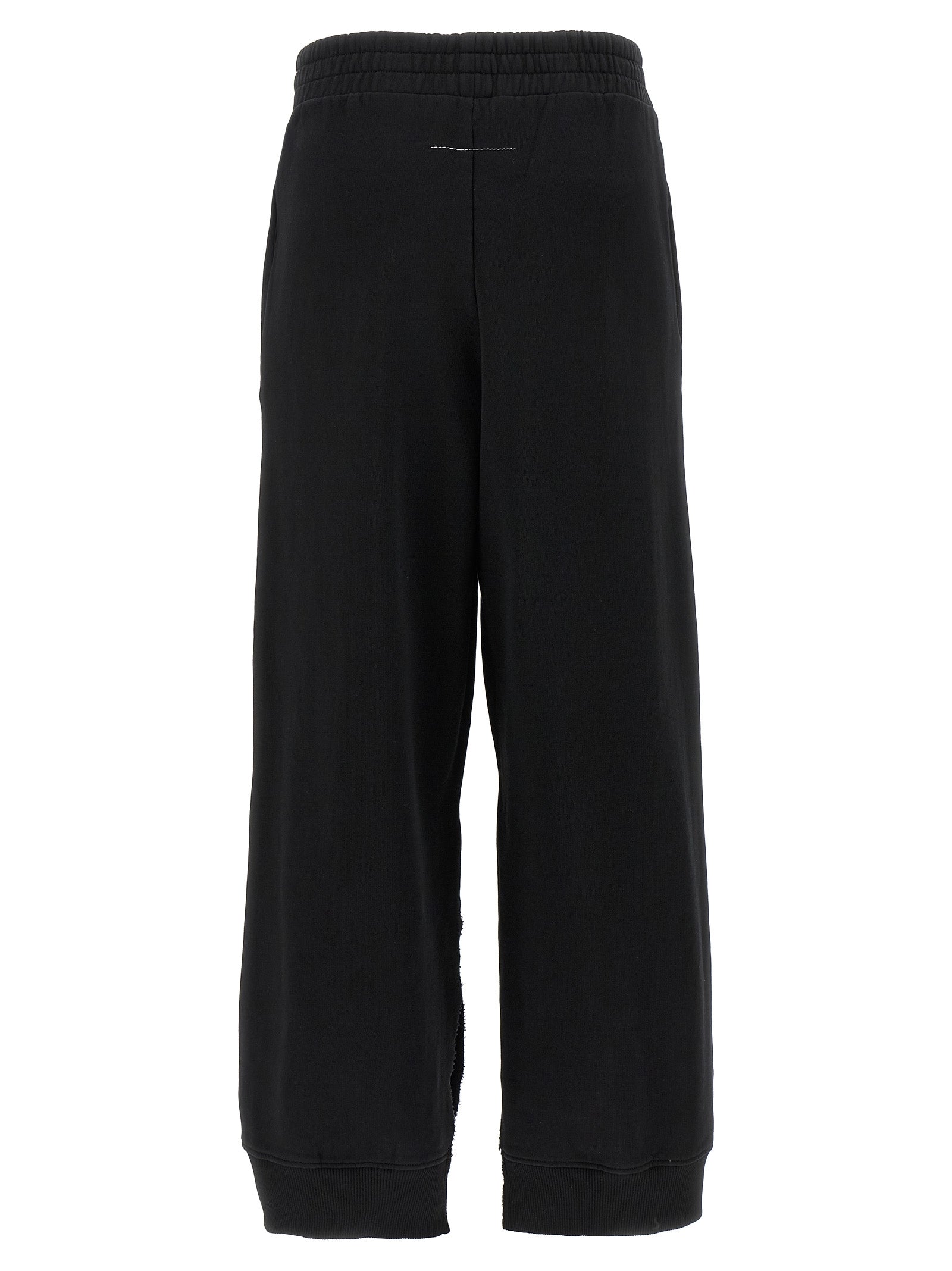 MM6 Maison Margiela Schwarze Baumwoll-Jogginghose (Trainingshose)