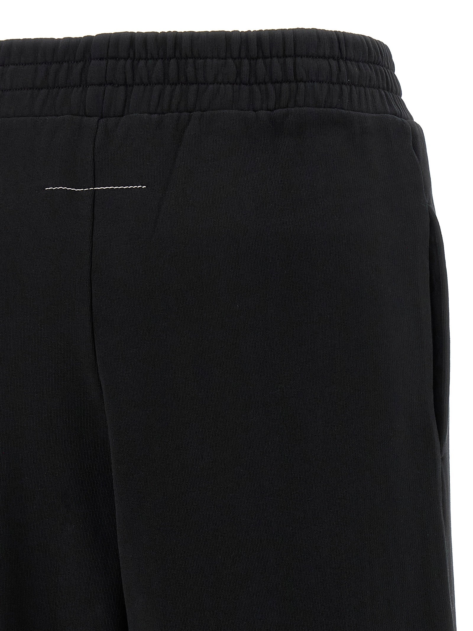 MM6 Maison Margiela Schwarze Baumwoll-Jogginghose (Trainingshose)