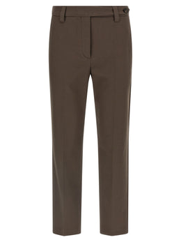 Brunello Cucinelli Braune Baumwollhose für die Freizeit