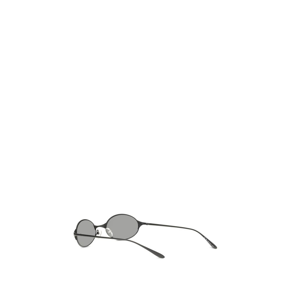 Alexander McQueen Graue Sonnenbrille aus Metall