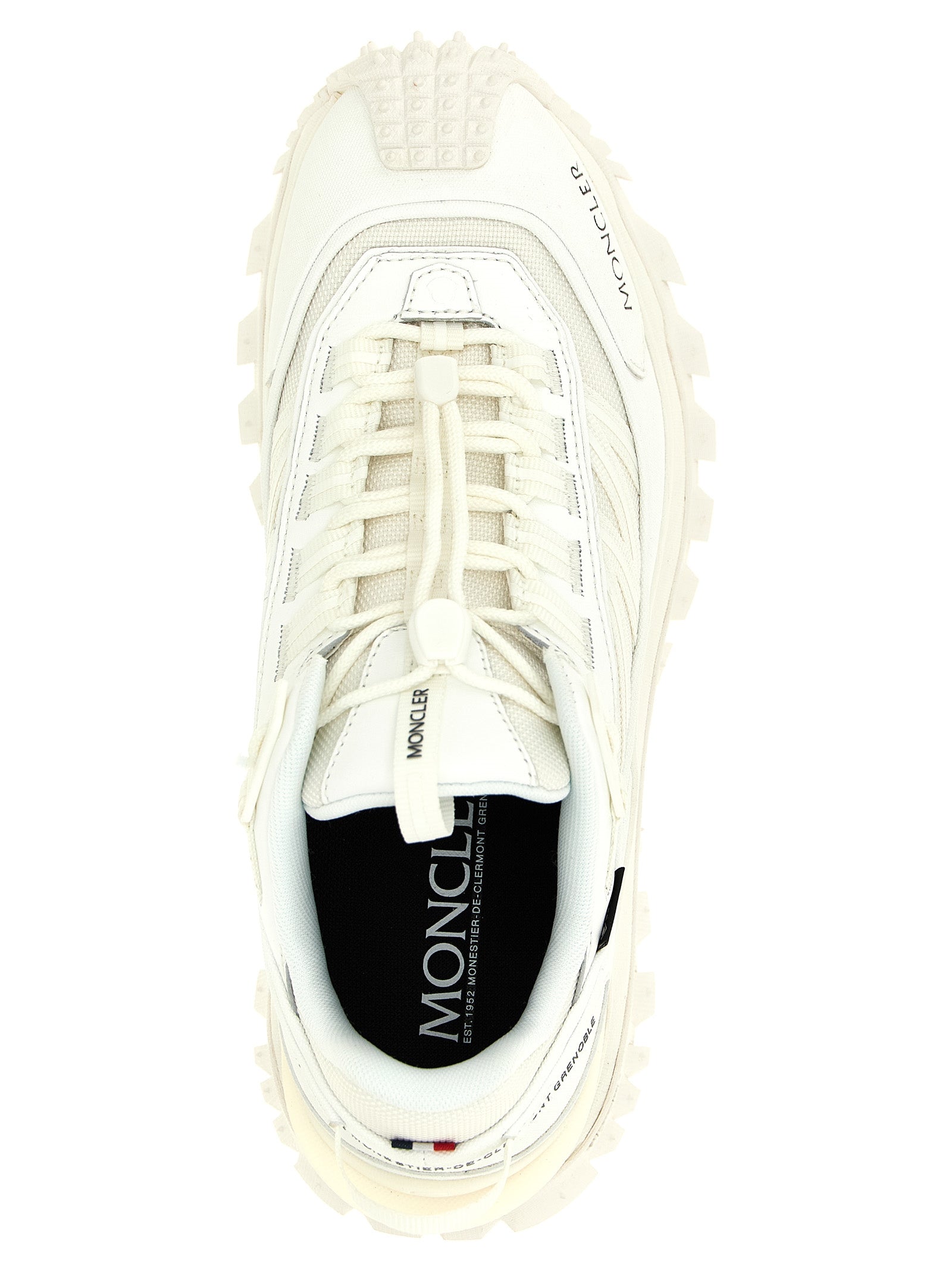 Moncler Weiße Sneaker aus Polyamid