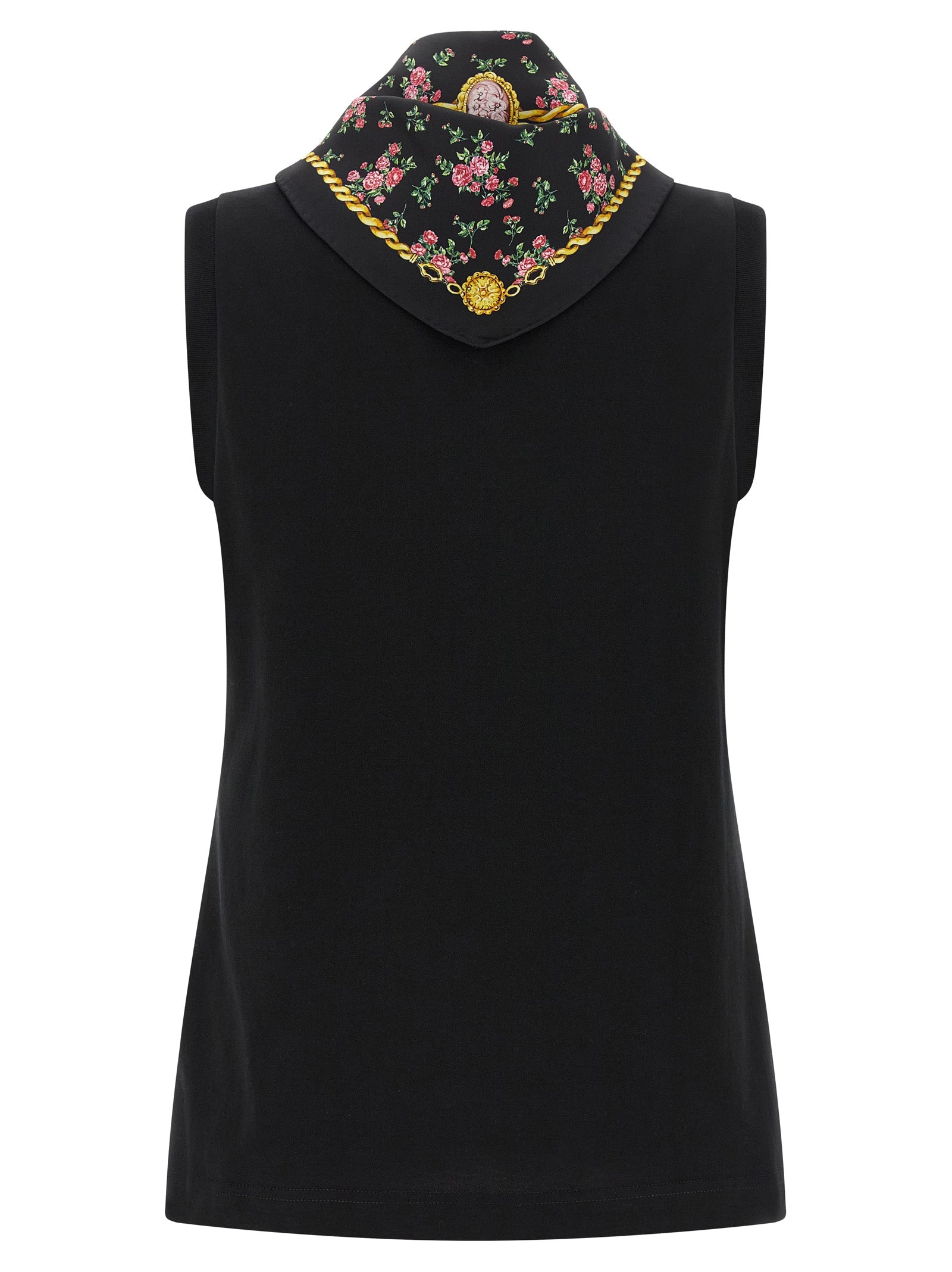 Dolce & Gabbana Schwarzes Baumwoll-T-Shirt