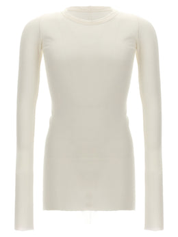 Rick Owens Weißes Viskose-T-Shirt