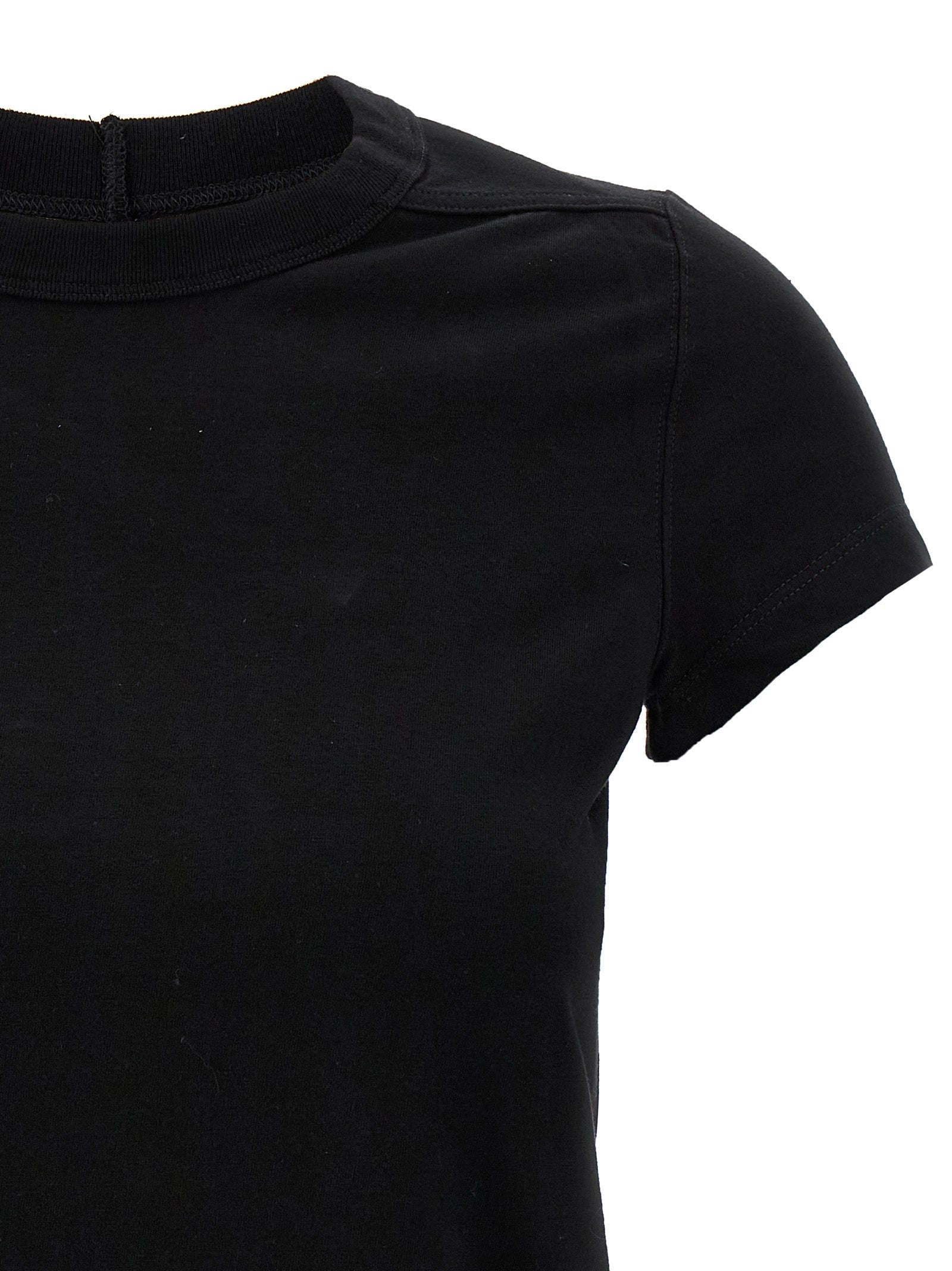 Rick Owens Schwarzes Baumwoll-T-Shirt