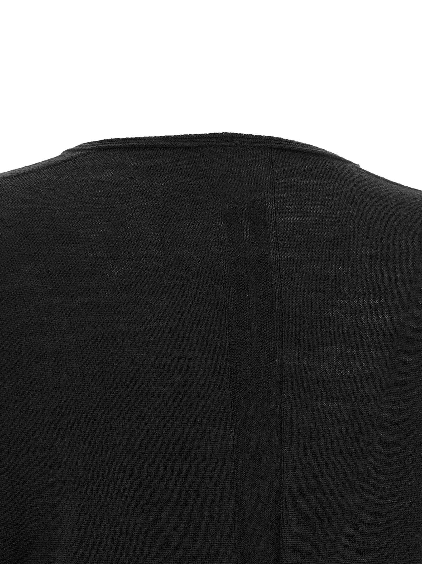 Rick Owens Schwarzer Baumwoll-Sweatshirt