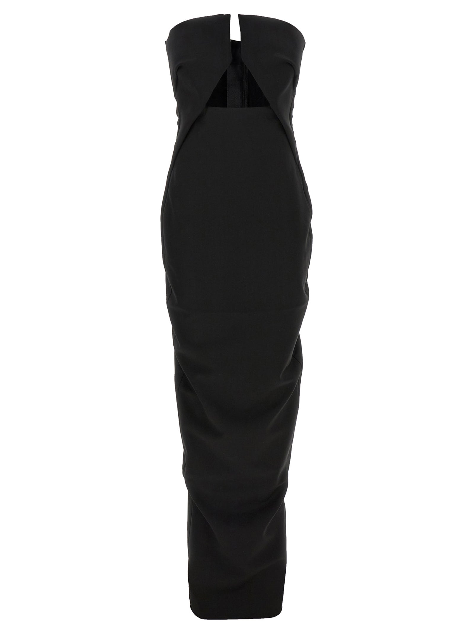 Rick Owens Langes Wollkleid in Schwarz