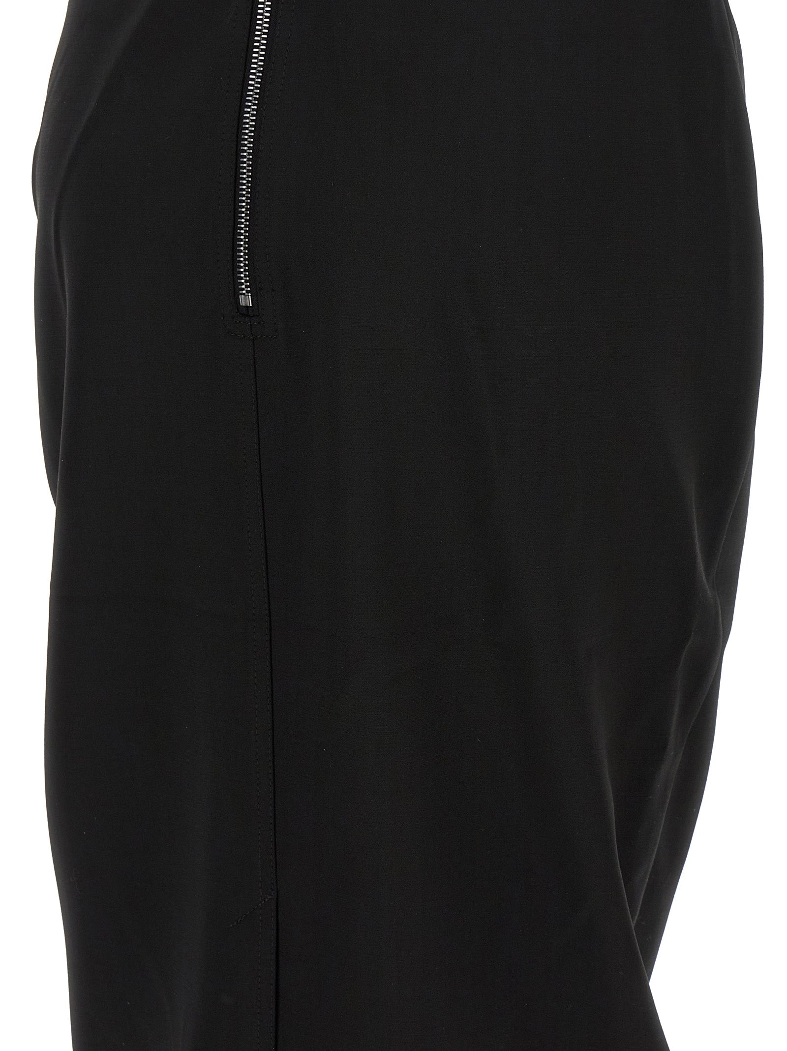Rick Owens Langes Wollkleid in Schwarz