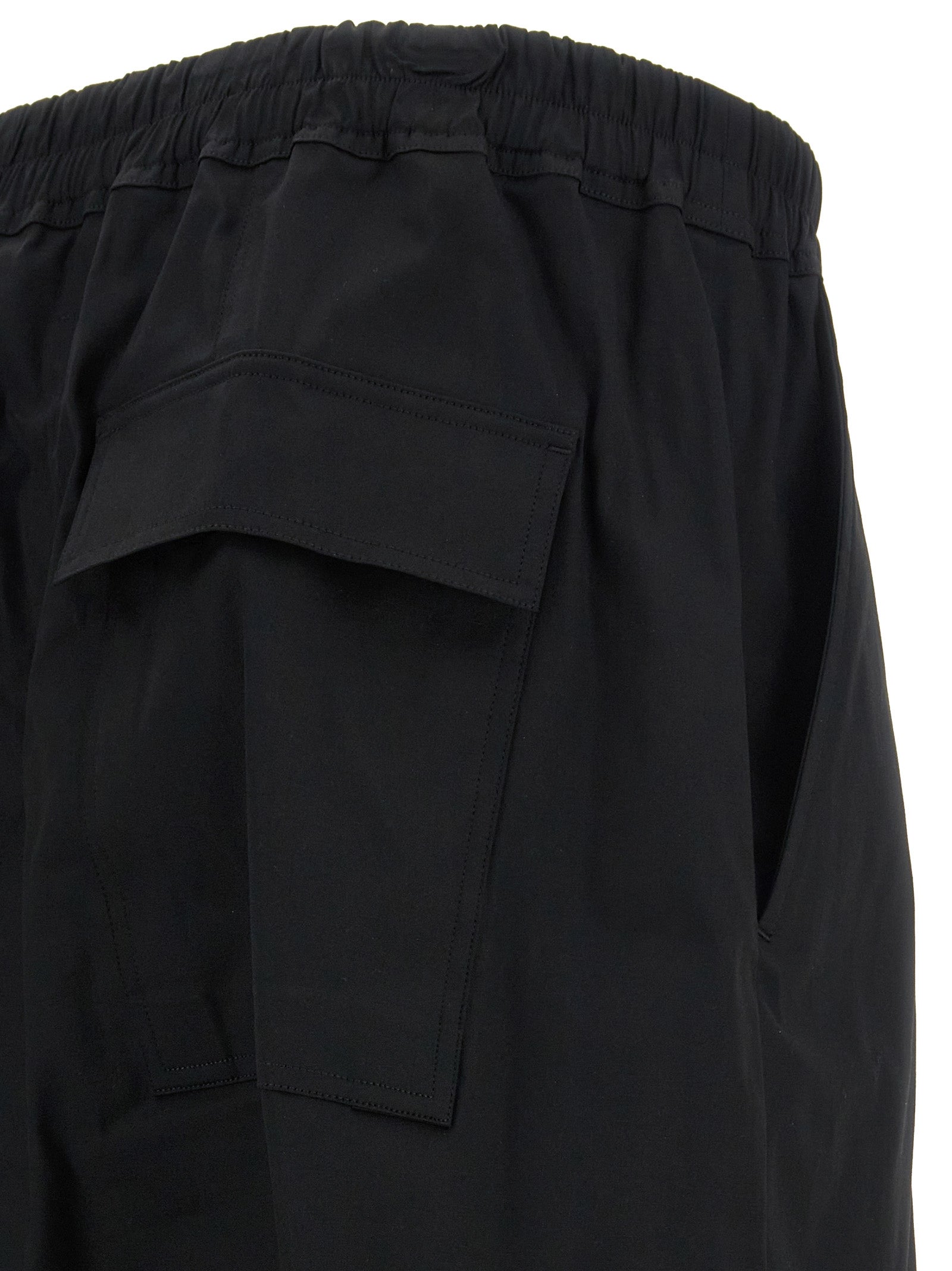 Rick Owens Schwarze Baumwoll-Freizeithose