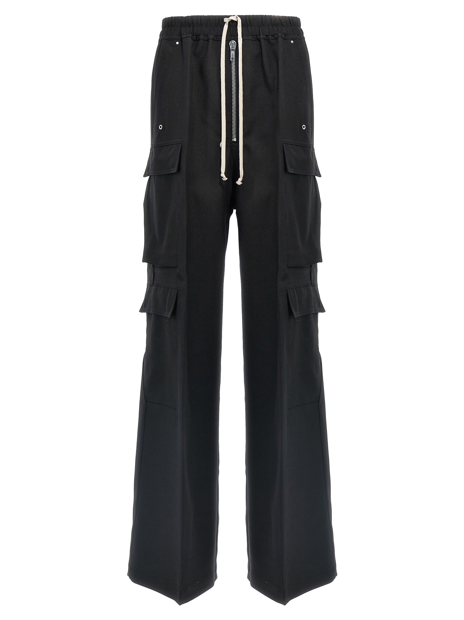 Rick Owens Schwarze Woll-Cargo-Hose