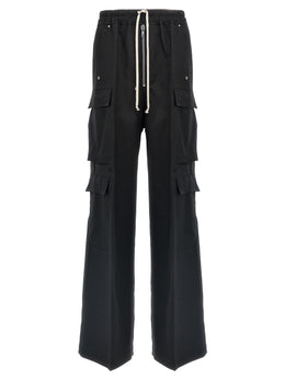 Rick Owens Schwarze Woll-Cargo-Hose