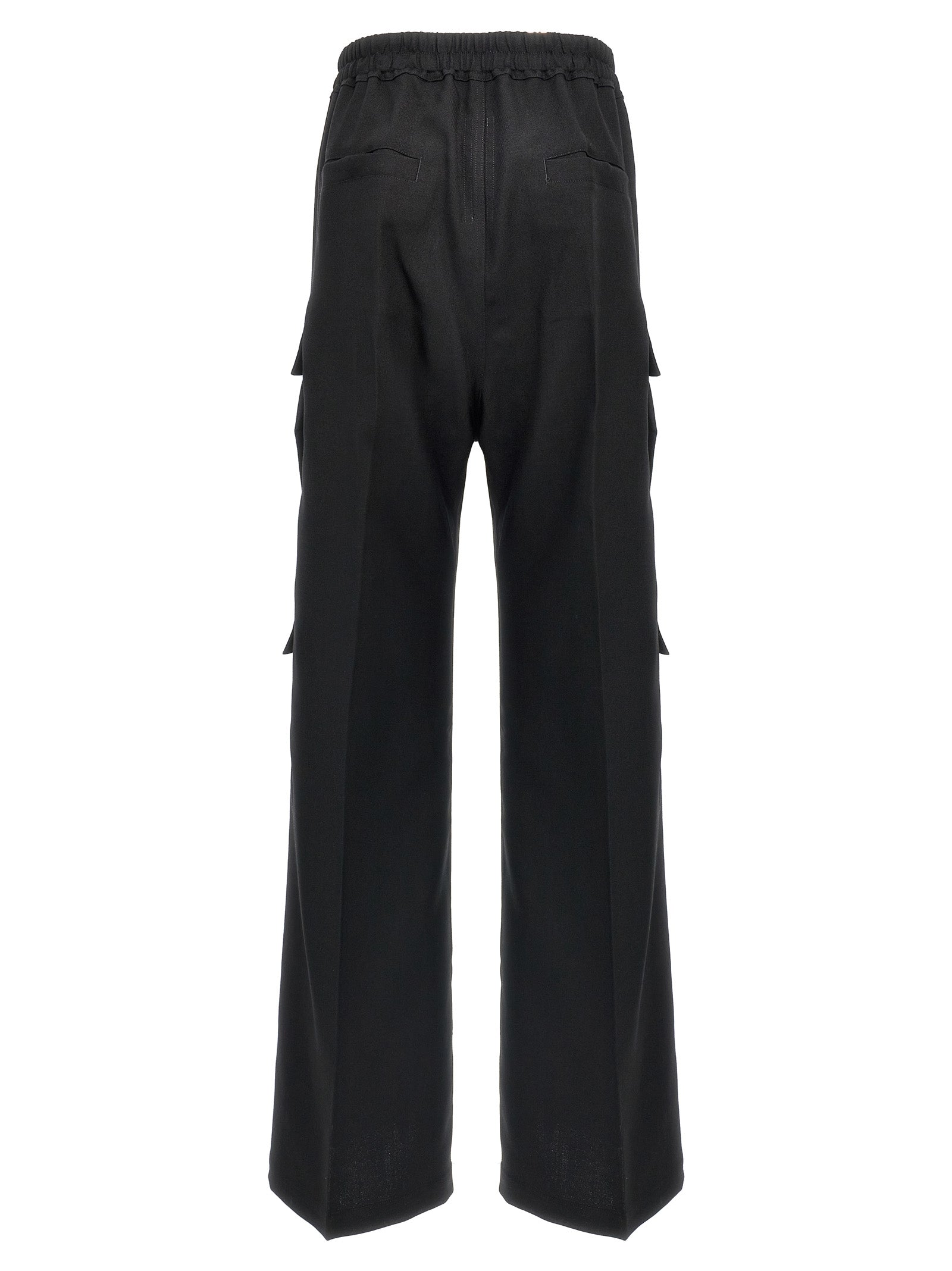 Rick Owens Schwarze Woll-Cargo-Hose