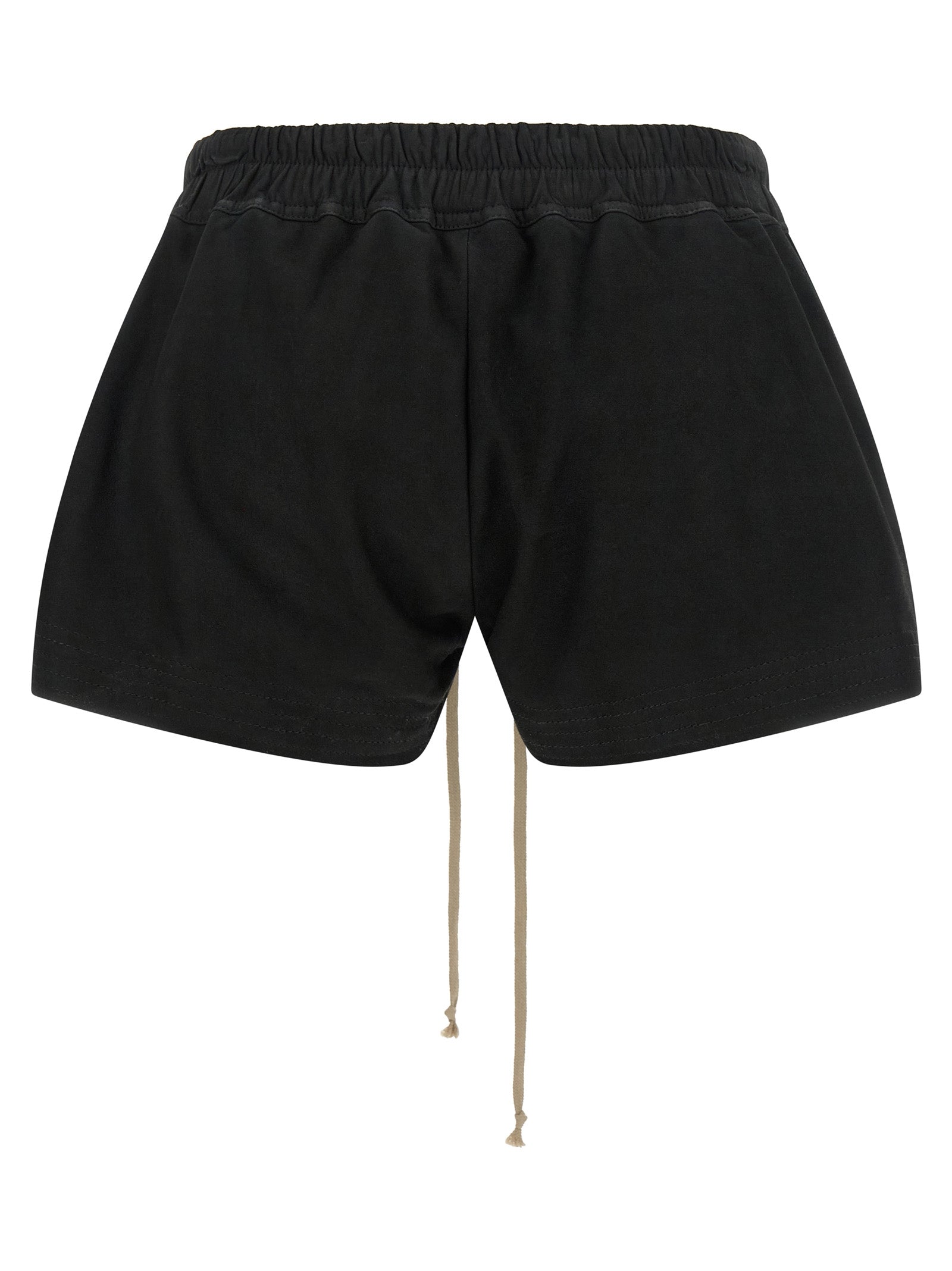 Rick Owens Schwarze Bermuda-Shorts aus Lammleder