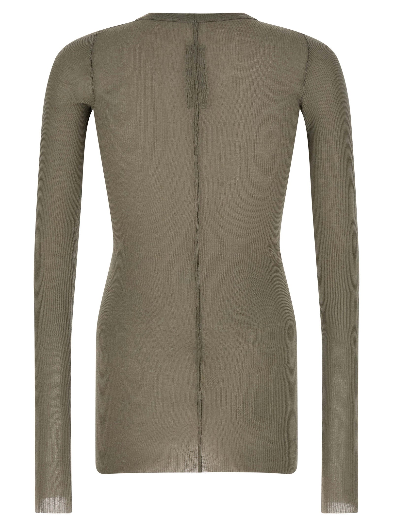 Rick Owens Graues Viskose-T-Shirt