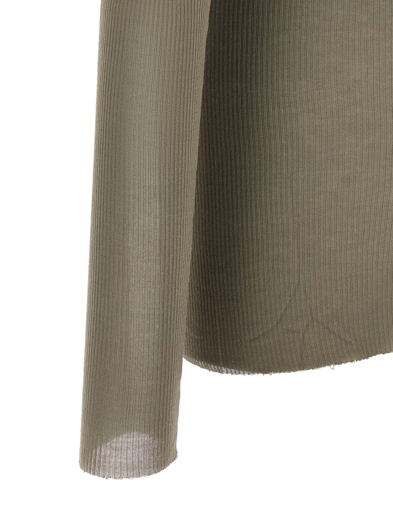 Rick Owens Graues Viskose-T-Shirt