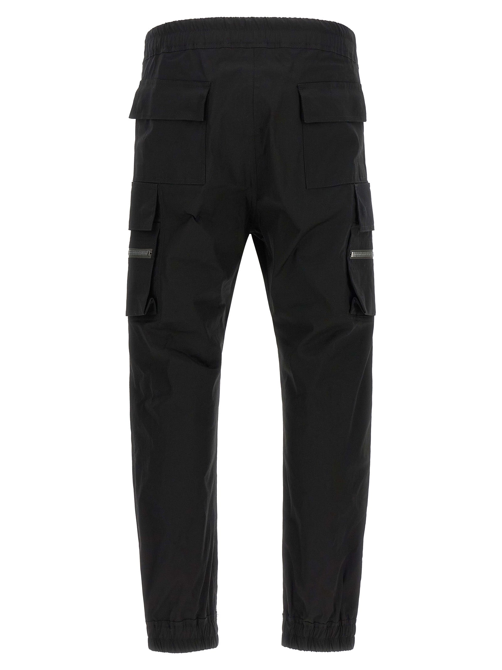 Rick Owens Schwarze Cargo-Hose aus Baumwolle