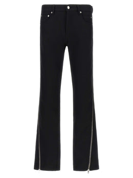 Rick Owens Schwarze Hose aus Schurwolle
