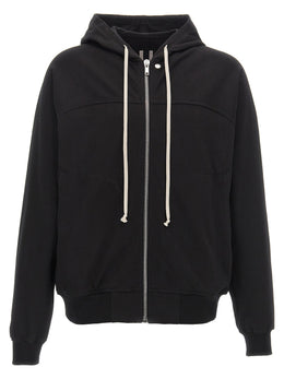 Rick Owens Schwarzer Baumwoll-Hoodie