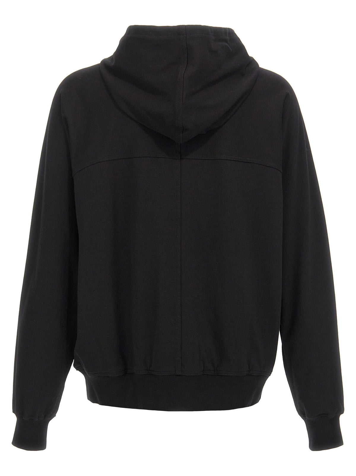 Rick Owens Schwarzer Baumwoll-Hoodie