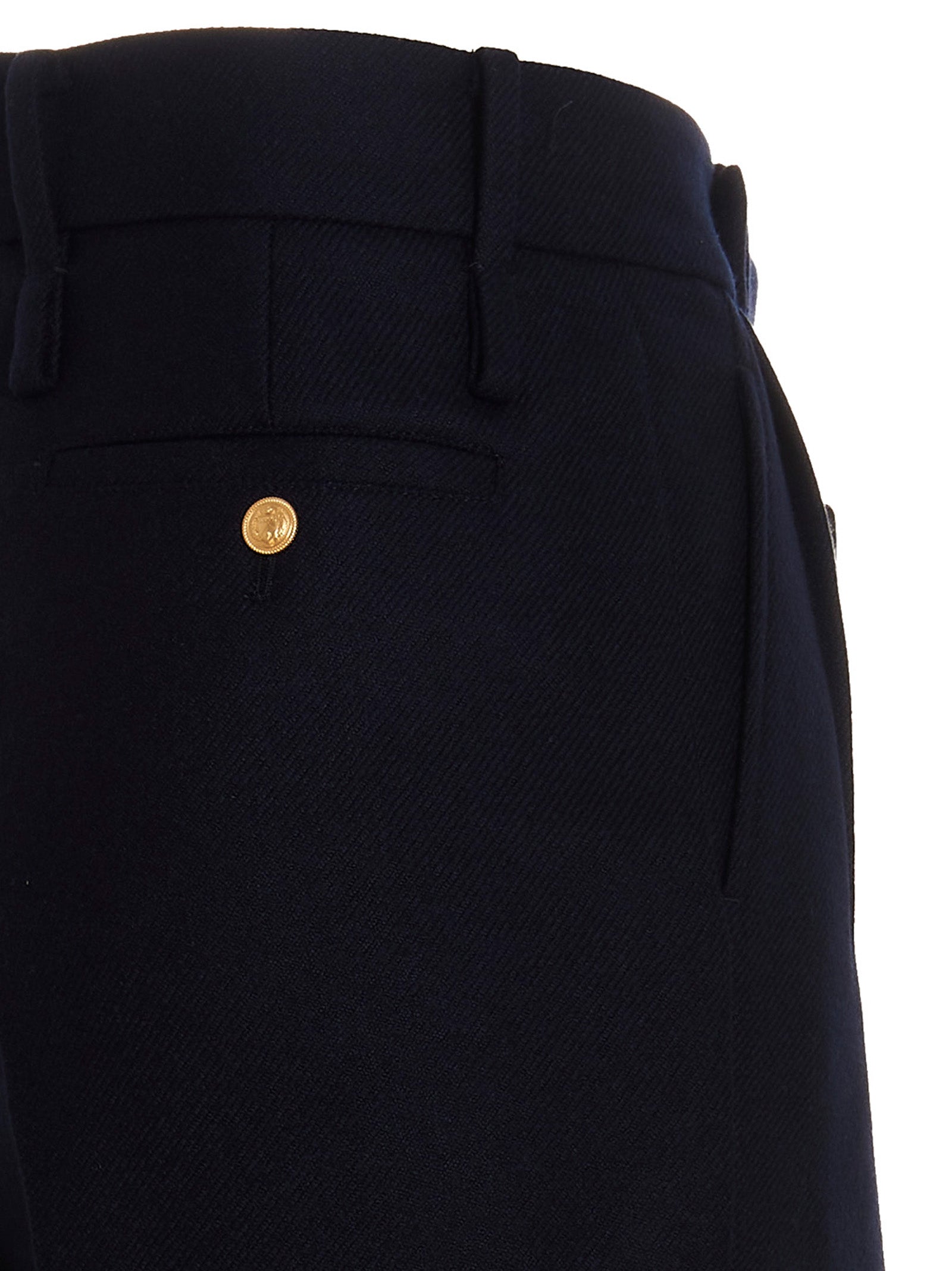 Gucci Blaue Kaschmir-Freizeithose