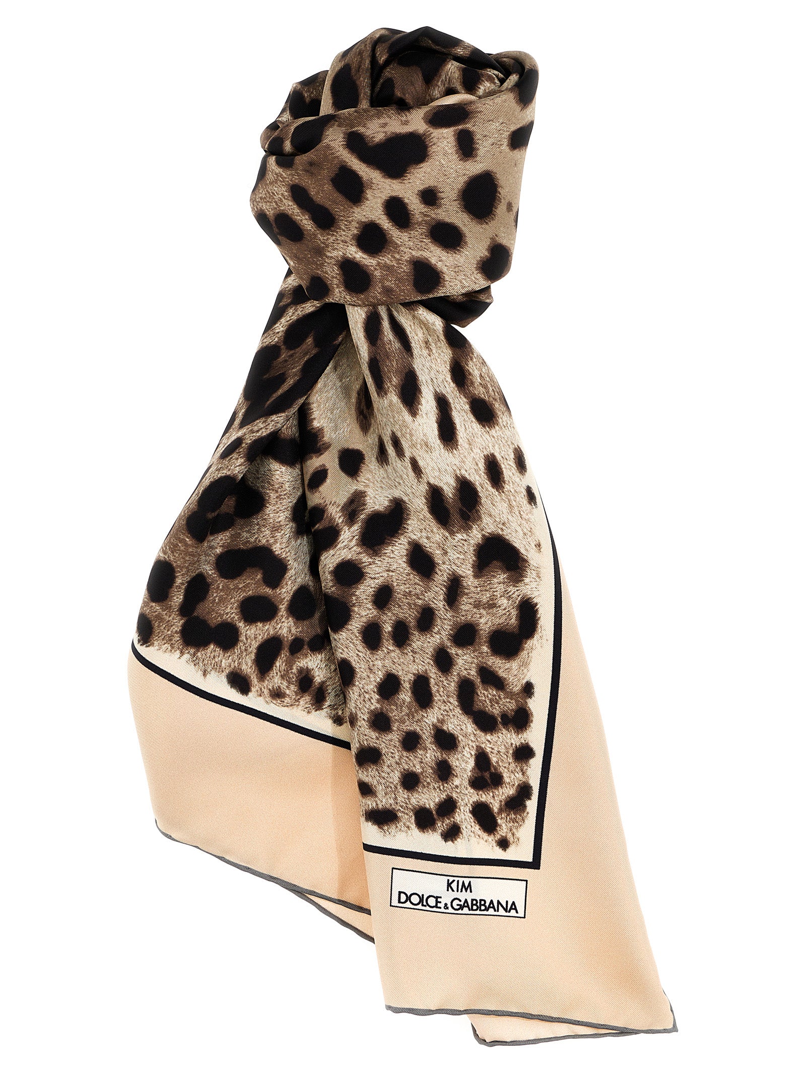 Dolce & Gabbana Mehrfarbiger Seidenschal