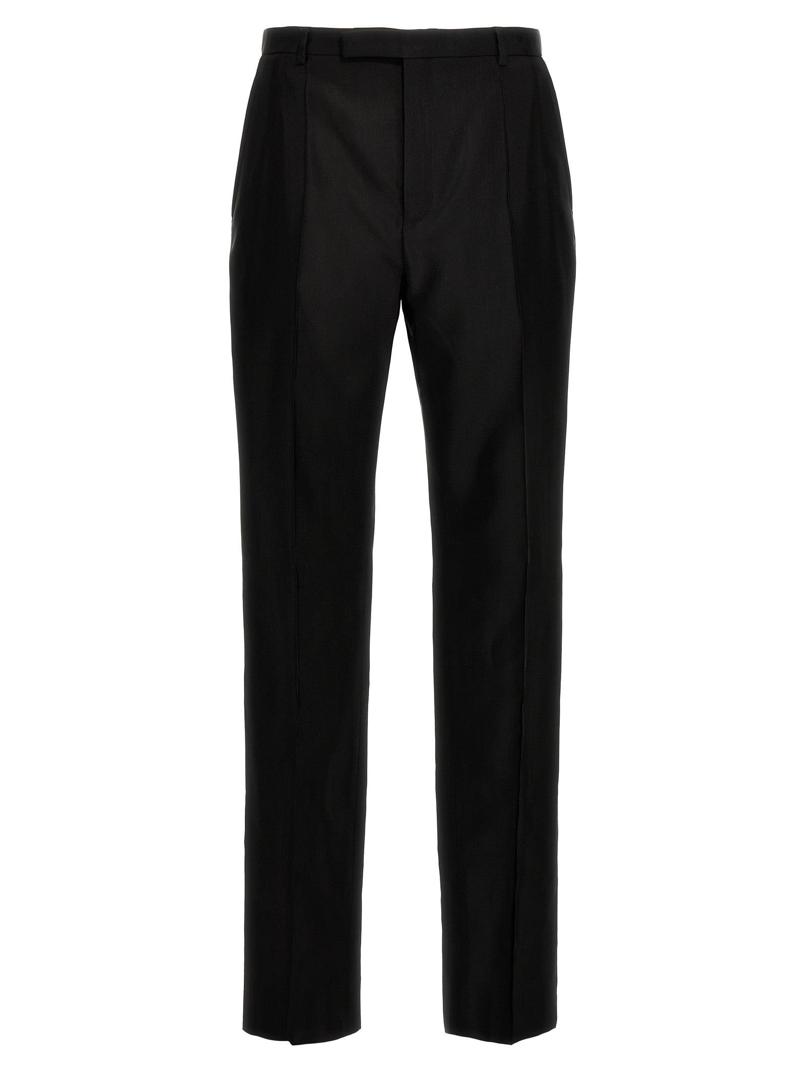 Saint Laurent Schwarze Hose aus Acetat