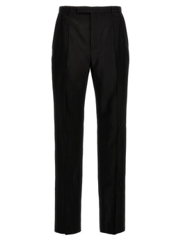Saint Laurent Schwarze Hose aus Acetat