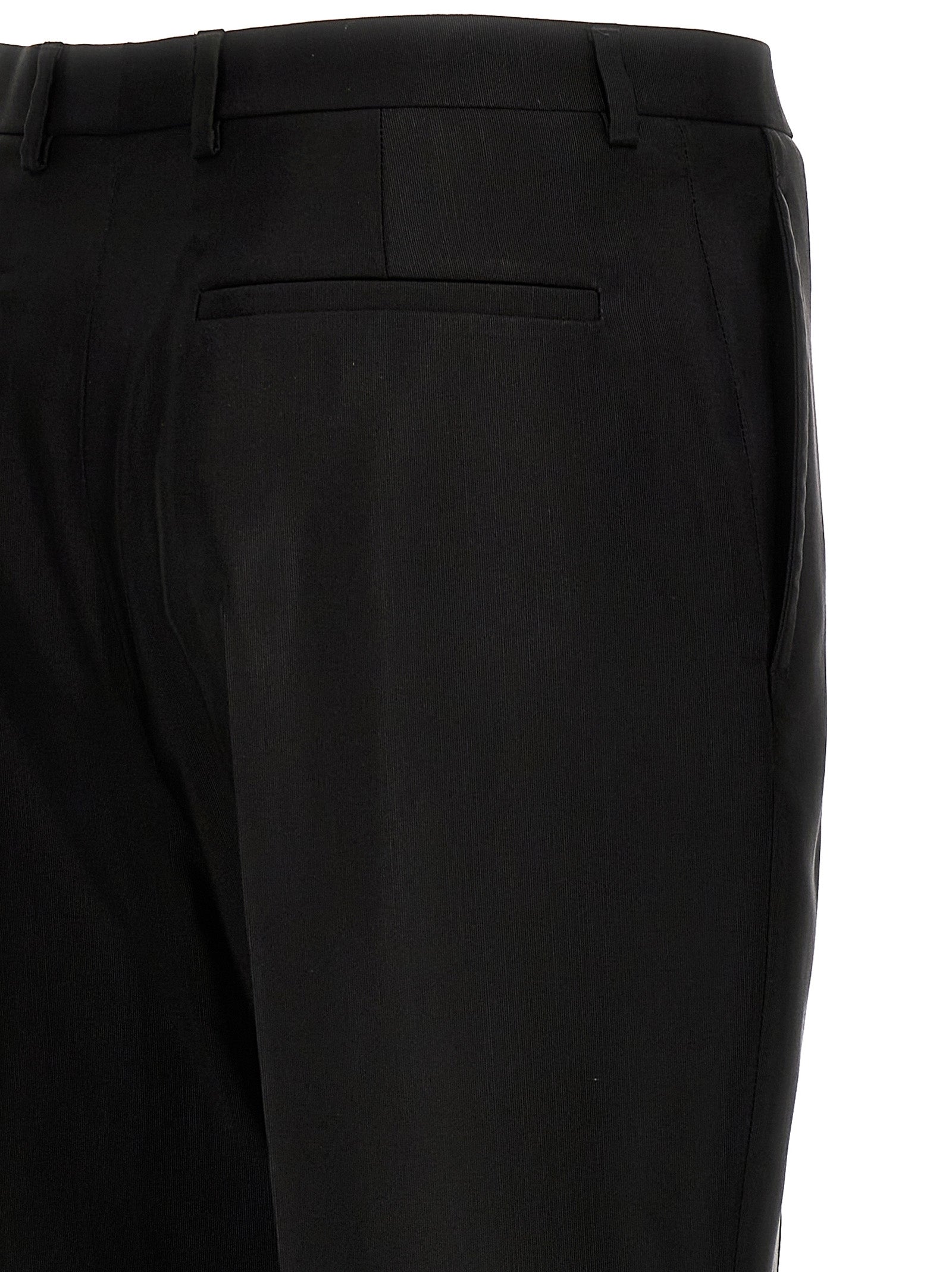 Saint Laurent Schwarze Hose aus Acetat